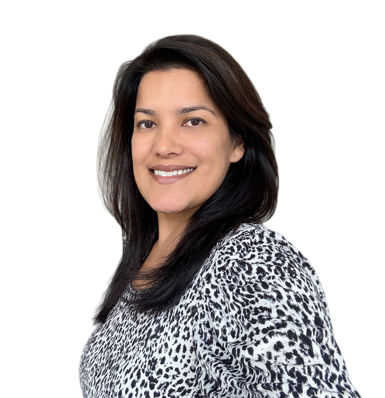 A photograph of Uzma Martino, Senior Contracts Manager of PCI-PS